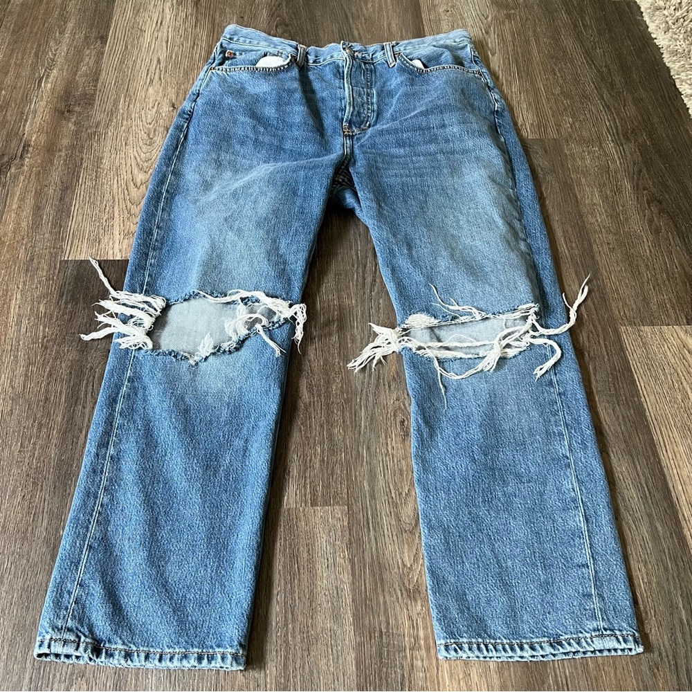 Top shop dad jeans